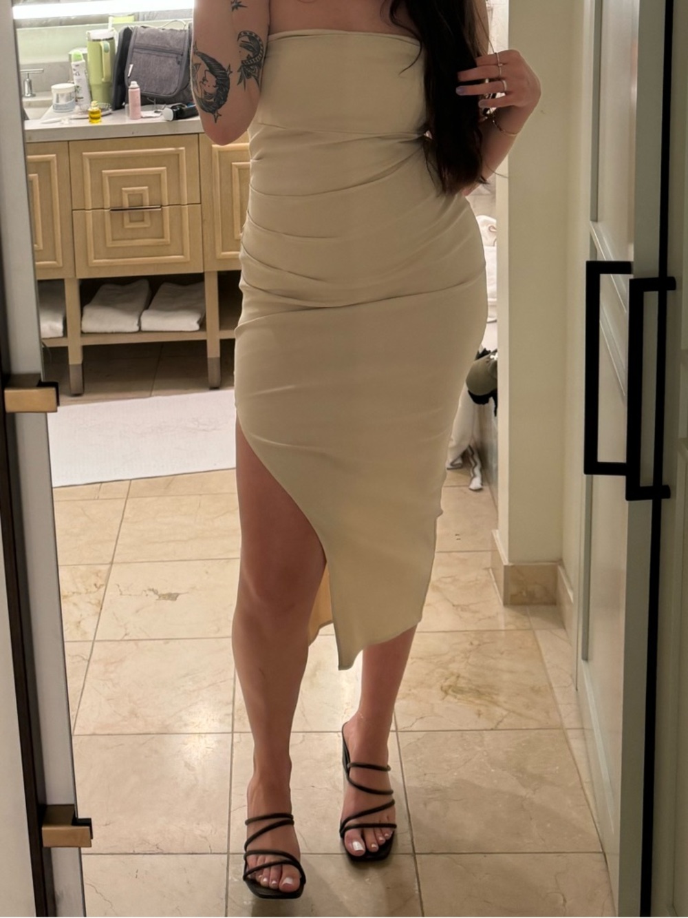 ASTR Strapless Dress